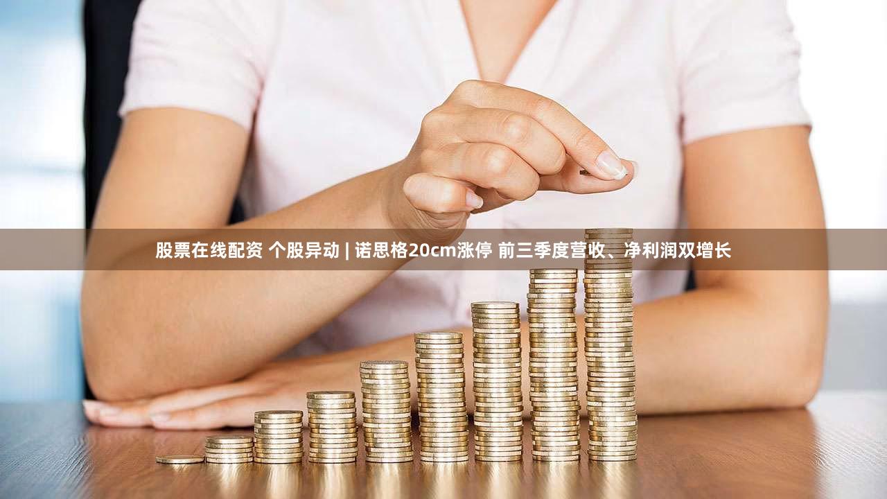 股票在线配资 个股异动 | 诺思格20cm涨停 前三季度营收、净利润双增长