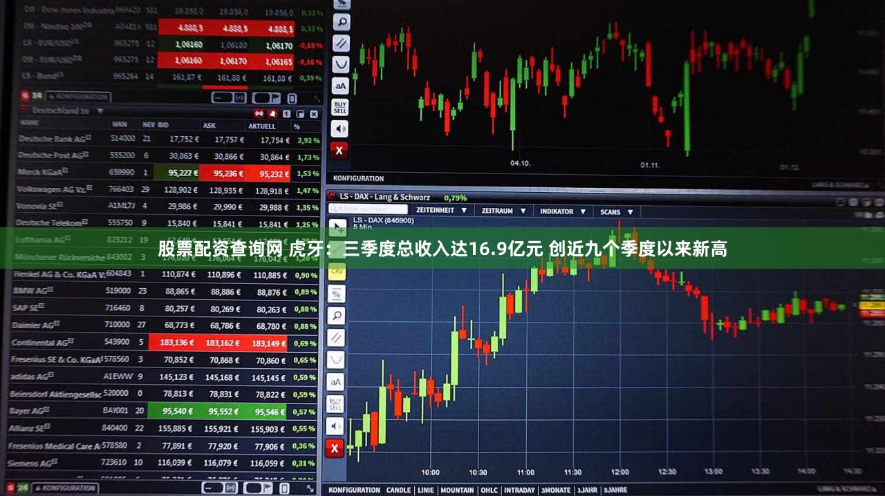 股票配资查询网 虎牙：三季度总收入达16.9亿元 创近九个季度以来新高